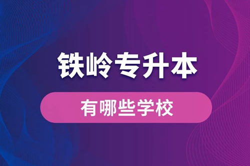 鐵嶺專升本有哪些學校？