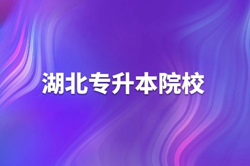 湖北專(zhuān)升本院校